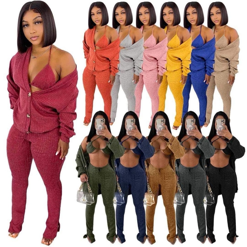 Stylish Women's Two-Piece Set - Multiple Colors